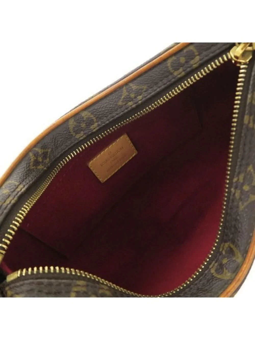 Louis Vuitton Monogram Pochette Croissant Wallet